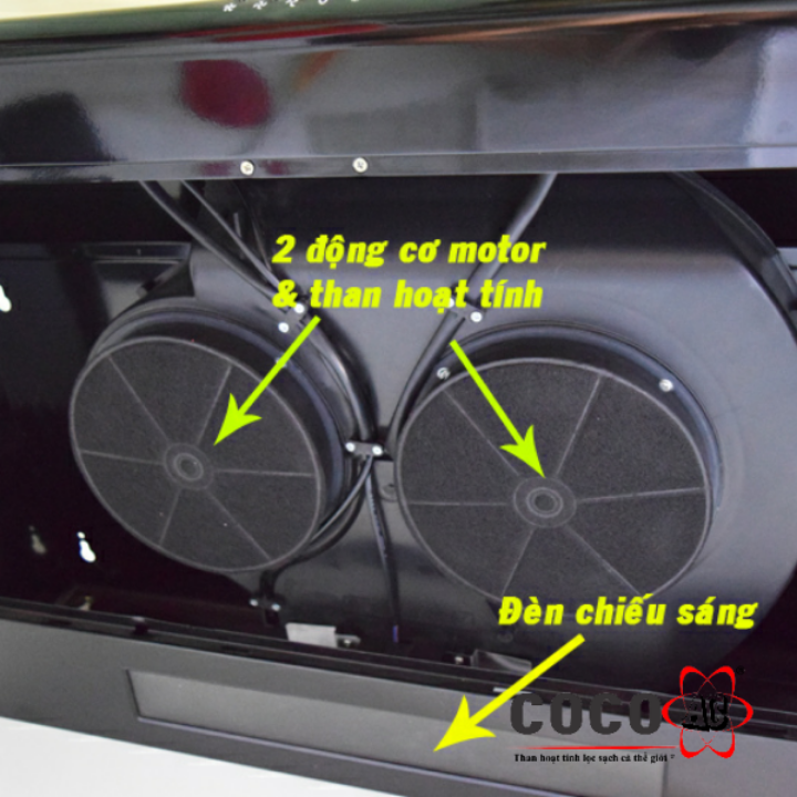 than hoạt tính dùng trong máy hút mùi khói bếp