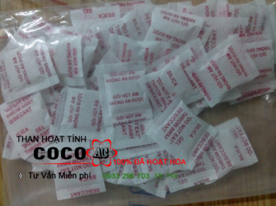 Warning about dangerous desiccant bags